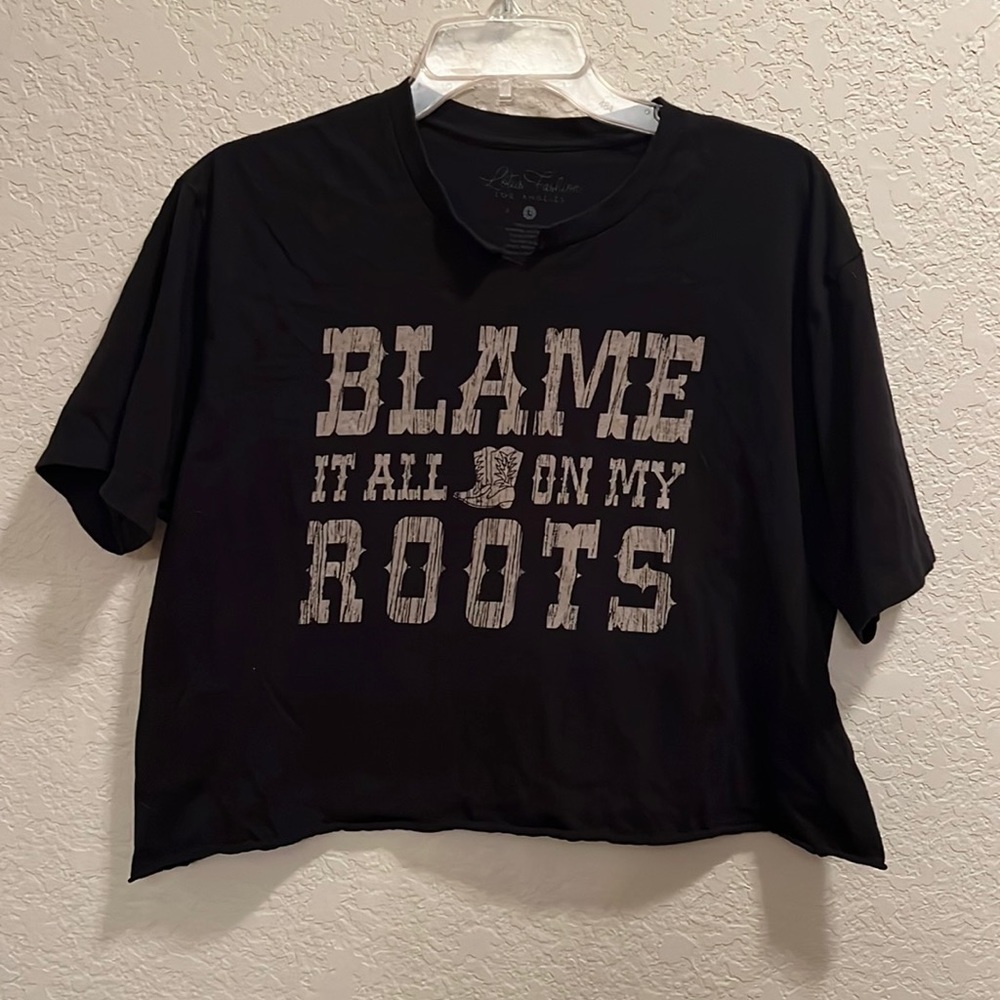 Black Graphic Women's Top